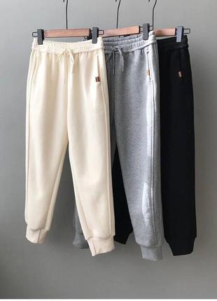 Тёплые женские штаны,штаны спортивные зимние,флис;7393f2 фото