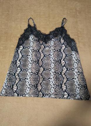 Маєчка майка зміїний принт