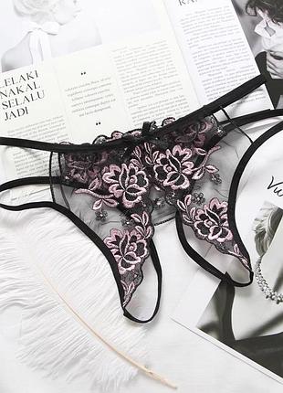 Еротичні трусики із розрізом сексуальна білизна еротична білизна