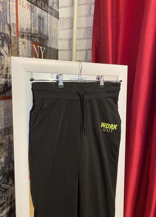 Чёрные спортивные штаны lc waikiki, s размер3 фото