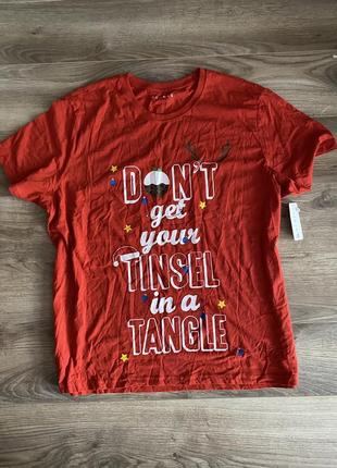Новорічна футболка різдвяний наряд
