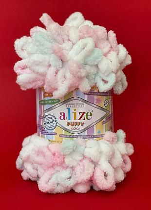 Пряжа alize puffy color 6052