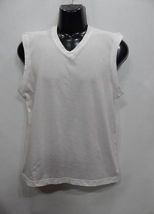 Мужская трикотажная футболка безрукавка topvalu р.48 149mф (только в указанном размере, только 1 шт)