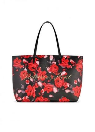 Сумка victoria's secret floral tote bag