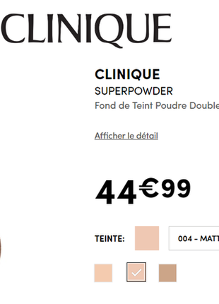 Компактна пудра 2 в 1 clinique superpowder double face makeup6 фото