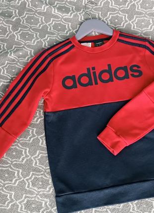 Свитшот утепленный, худи, толстовка adidas s (9-10 лет), рост 1408 фото