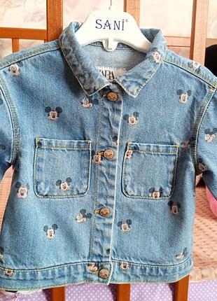 Джинсовка,джинсова куртка,піджак zara 80