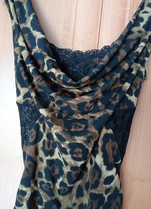 Леопардове брендове плаття4 фото