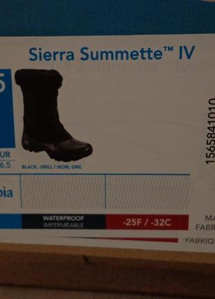 Нові зимові черевики columbia women's sierra summette iv winter boot4 фото