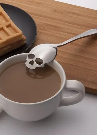 Ложка чайная череп хэллоуин хоррор готика+подарок