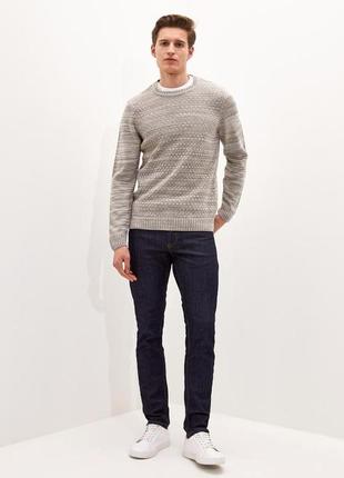 S новий чоловічий трикотажний вязаний светр джемпер з круглим вирізом lc waikiki вайкікі підлітковий2 фото