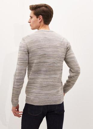 S новий чоловічий трикотажний вязаний светр джемпер з круглим вирізом lc waikiki вайкікі підлітковий3 фото