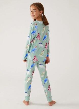 Трикотажна піжама для  дівчинки бренд marks&spencer