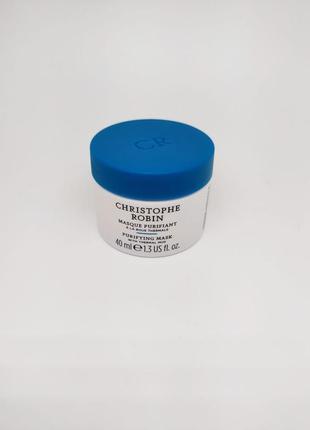 Очищающая маска christophe robin purifying mask with Recommended mud