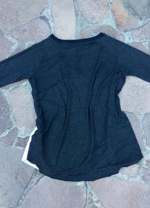 Блуза zara с трикотажной спинкой2 фото