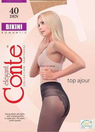 Колготи жіночі bikini 40 den conte1 фото