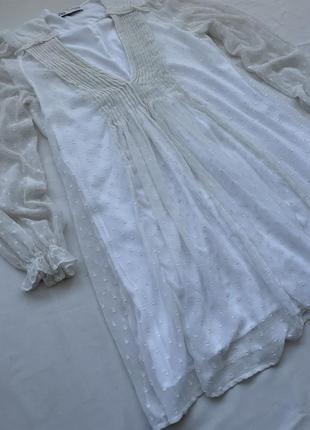 Плаття zara, сукня zara, біла сукня zara8 фото