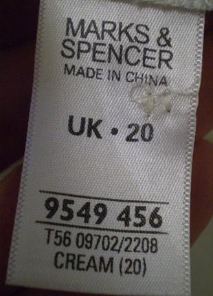 Жіноча лляна блуза marks&spencer uk20 3xl 54р. льон6 фото