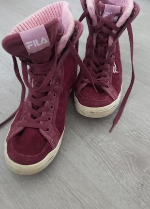 Кеди ботинки fila осінні 39 розмір.