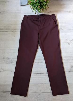 Бордово-коричневі брюки