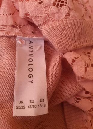 Джемпер пуловер ажур коттон 7