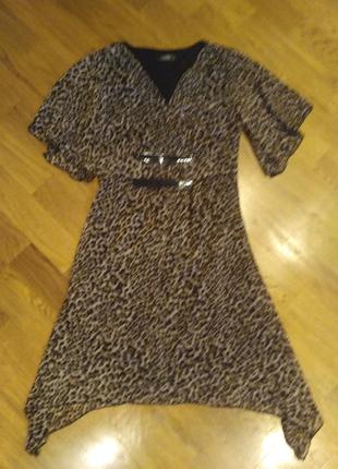 Леопардова сукня1 фото
