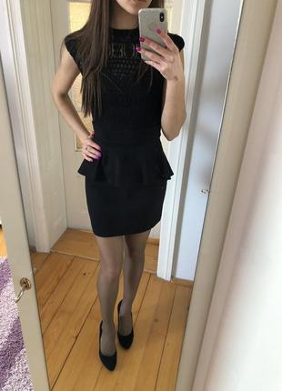 Платье с баской 3