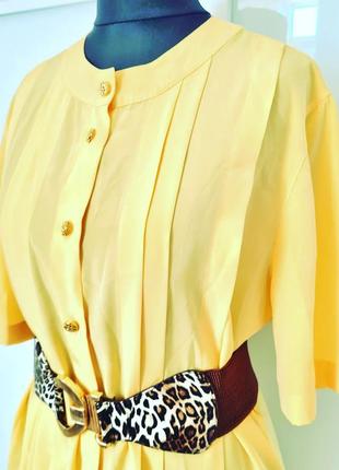 Класна яскрава чудова сонячна вінтажна блузка блуза ретро вінтаж4 фото