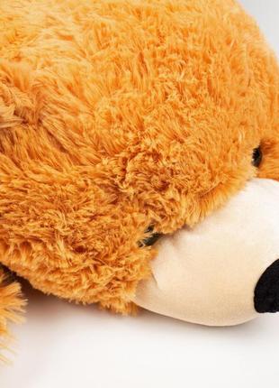 М'яка іграшка ведмідь соня великий 76 см коричневий3 фото