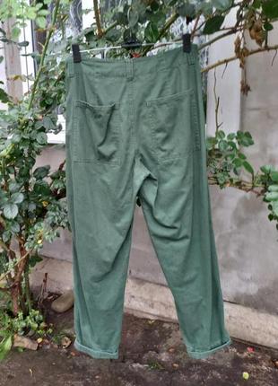 Розпродаж стильні котонові штани зеленого кольору asos2 фото