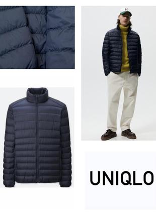 Ультралегкая пуховая куртка пуховик uniqlo / ультратонкий легкий пуховик пух перо