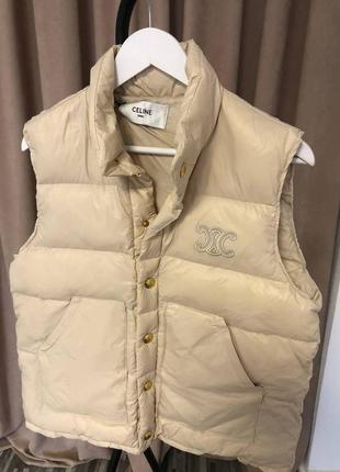 Жилет celine пух