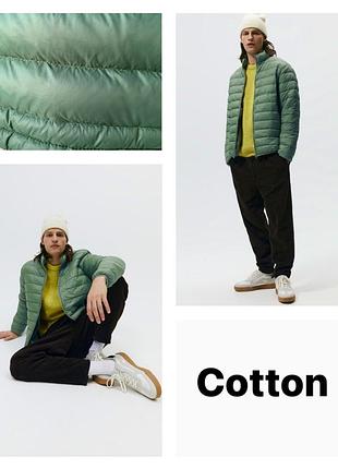 Ультралегкая пуховая куртка пуховик cotton / ультратонкий пуховик пух перо