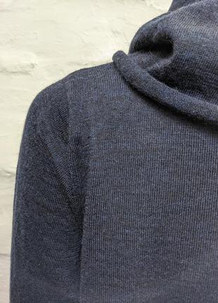 Bruno manetti едегантнтй светр з меланжевої гладкої бавовни5 фото