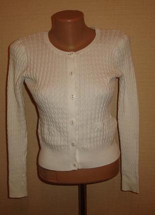 Next белая кофта некст на пуговичках на 11-12 лет