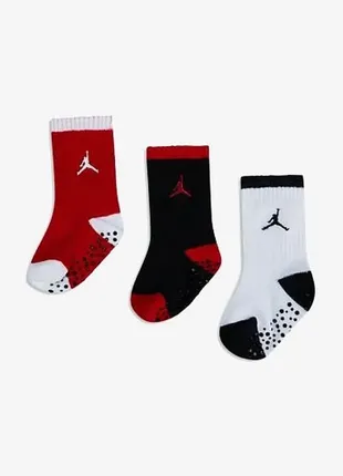 Jordan kids speckle 3pack crew - unisex socks	mj0272-0232 фото