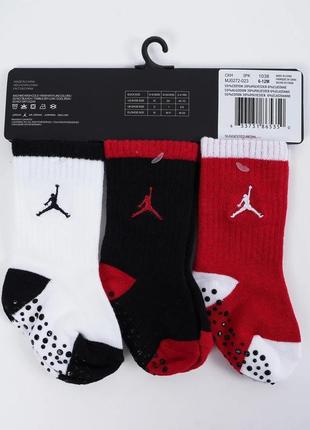 Jordan kids speckle 3pack crew - unisex socks	mj0272-0231 фото