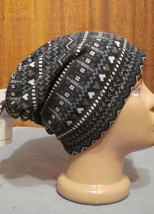 Тепла молодіжна шапка ocean angel