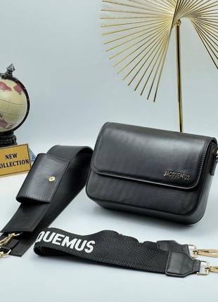 Женская черная сумка jacquemus