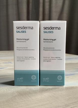 Sesderma salises зволожуючий гель для жирної шкіри2 фото