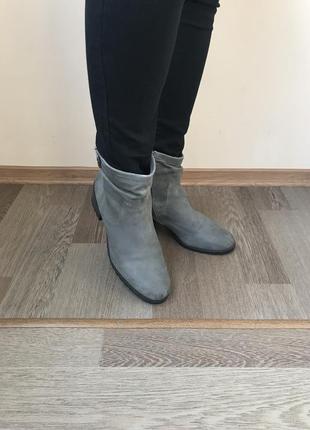 Кожаные полуботинки демисезонные spm shoes boots 41р 27 см