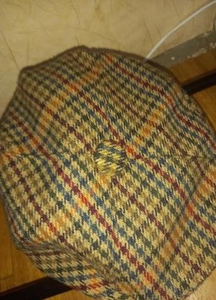 Классическая твидовая flat cap4 фото