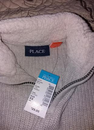 Теплый свитер children"s place на 5-6 лет.