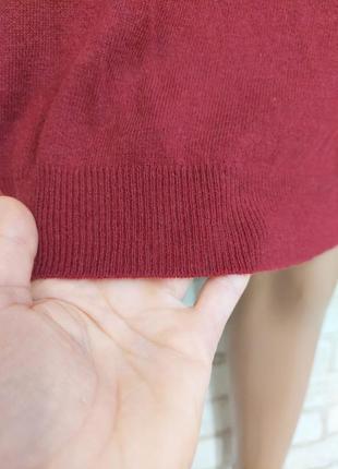 Фирменная up fashion трикотажная туника цвета марсала в красочные ромбы, размер с-м5 фото