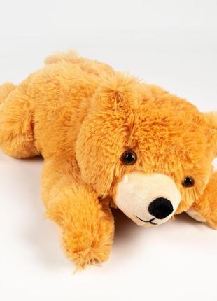 М'яка іграшка ведмідь соня маленький 42 см коричневий1 фото