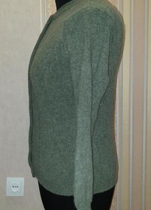 Теплая кофта, свитер, кардиган, джемпер, мягкая шерсть, рост 155-160 см4 фото