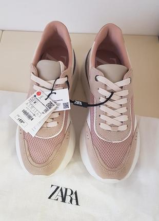 Снікерсы кросівки zara кеди нові не сток оригінал