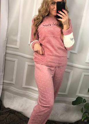 Флісова тепленька піжама 😻