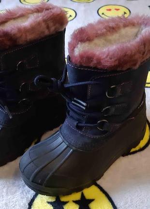 Дитячі зимові чобітки сноубутсы термосапожки canadian4 фото