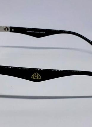 Maybach стильные мужские солнцезащитные очки серо фиолетовый градиент зеркальные